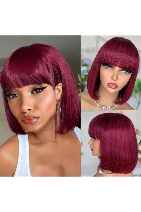 Bob haircut with bangs