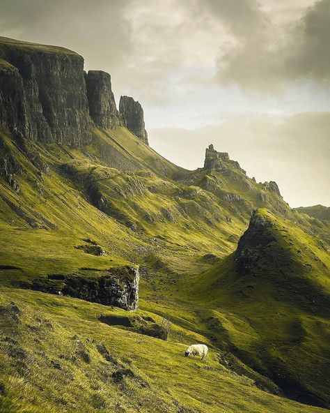 Isle of Skye Scotland Aesthetic, Best Of Scotland, Scotland Landscape, Isle Of Skye Scotland, Valley Landscape, Scotland Tours, Mountain Painting, Beautiful Landscape Photography, Skye Scotland