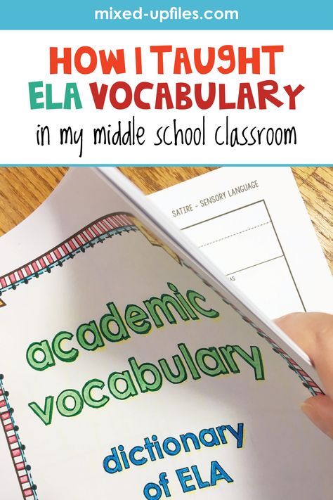 Middle School Word Wall Language Arts, Vocab Activities Middle School, Free Ela Posters, Grade 6 Language Arts, Ela Stations Middle School, Word Wall Ideas Middle School, Middle School Word Wall, Ela Classroom Decor Elementary, Vocabulary Notebook Ideas