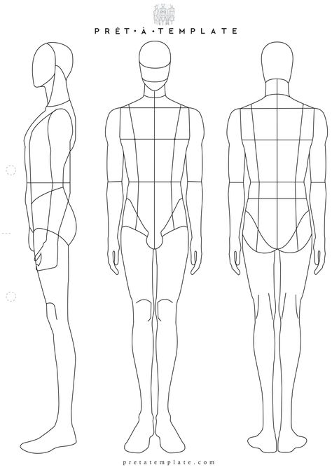 Man male body figure fashion template (D-I-Y your own Fashion Sketchbook) (Keywords: Fashion, Illustration, drawing, design, tool, App) Fashion Illustration Template, Fashion Sketch Template, Fashion Figure Templates, Fashion Model Sketch, Body Template, Fashion Figure Drawing, Fashion Design Template, Model Sketch, Mens Fashion Illustration