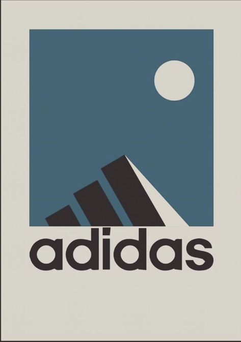 Adidas Art Wallpaper, Adidas Vintage Poster, Nike Poster Design Graphics, Adidas Logo Art Design, Vintage Sports Graphic Design, Adidas Design Graphic, Retro Nike Poster, Adidas Aesthetic Wallpaper, Adidas Logo Aesthetic