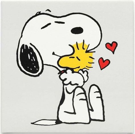 Joy Withers Snoopy Wall Art, Snoopy Hug, Woodstock Peanuts, Happy Day Quotes, Snoopy Comics, Simple Signs, Space Gallery, Snoopy Love, Funny Cartoon Quotes