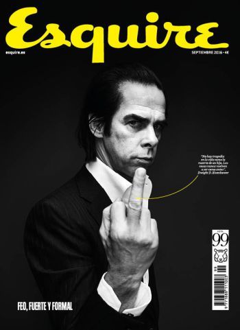 #MagLove 2 September 2016 — the best magazine covers this week — Esquire (Spain), September 2016: Nick Cave. David Carson Typography, Traditional Literature, Graphic Design Posters Layout, David Carson, 2 September, Esquire Magazine, The Bad Seed, Cool Magazine, Nick Cave