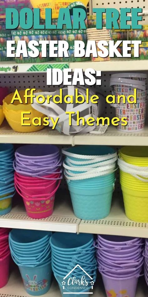 100+ Dollar Tree Easter Basket Stuffers for All Ages 2023 - Clarks Condensed East Basket Ideas, Easter Basket Ideas That Are Not Baskets, Easter Basket Ideas From Dollar Tree, Diy Easter Baskets For Teens, Dollar Tree Easter Diy Baskets, Diy Easter Basket For Boys, Easter Baskets On A Budget, Cheap Easy Easter Baskets, Diy Kids Easter Basket Ideas