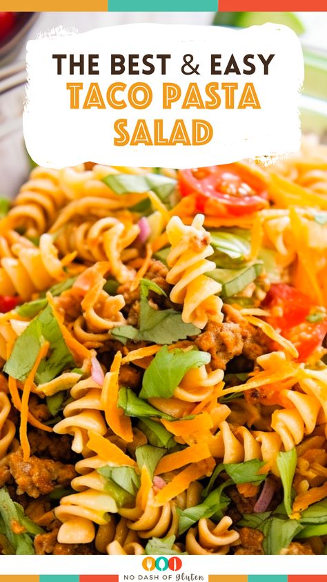 Cajun Pasta Salad Cold, Mexican Pasta Salad Recipes Easy, Cold Taco Pasta Salad, Cold Taco Salad, Creamy Pasta Salad Recipes, Fiesta Pasta Salad, Best Spaghetti Recipe, Rotini Pasta Salad, Pasta Side