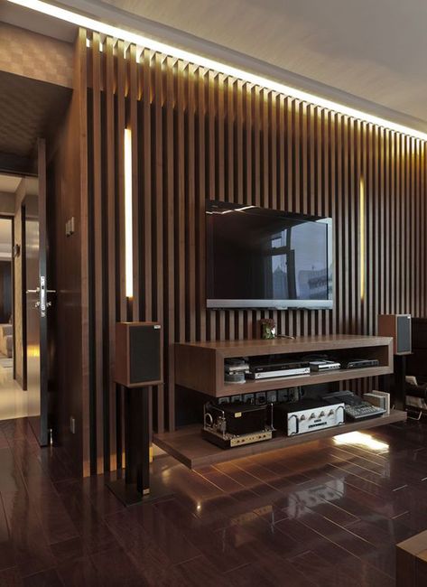 Bedroom Entertainment Center, Bedroom Wall Units, Ruang Tv, Tv Unit Design Modern, Modern Tv Wall Units, Modern Tv Wall, Home Entertainment Centers, Living Room Tv Unit, Tv Wall Decor