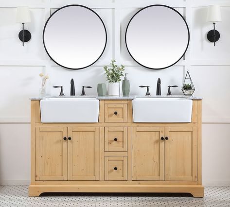 Small double sink vanity