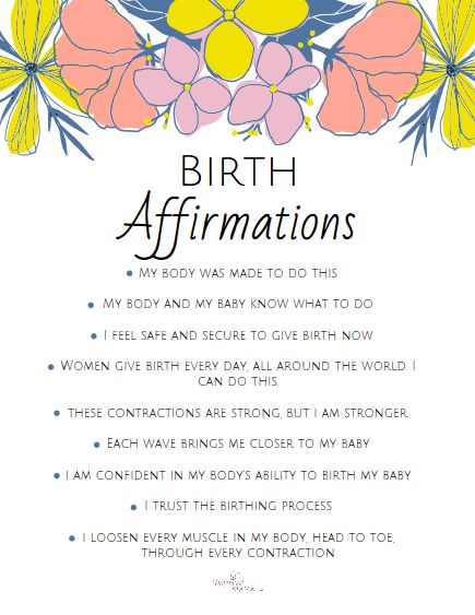 The thought of labor and natural childbirth can be scary when you are pregnant. A wonderful way to calm your nerves about giving birth is to repeat birth affirmations to yourself. Birth affirmations can boost confidence, make you feel more secure, and create a calm mindset. Grab your free pdf printable of a birth affirmations list at Unlimited Mama. Positive Birthing Affirmations, Natural Labor Affirmations, Unmedicated Birth Quotes, Non Medicated Birth, Home Birth Inspiration, Birthing Affirmations Natural, Natural Birth Quotes, Baby Affirmations Pregnancy, Unmedicated Birth Affirmations