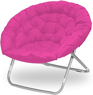 Urban Shop Pink Oversized Saucer Chair Saucer Chair, Urban Shop, Moon Chair, Cozy Chair, Dorm Room Essentials, Papasan Chair, Urban Lifestyle, Diy Chair, Comfy Chairs