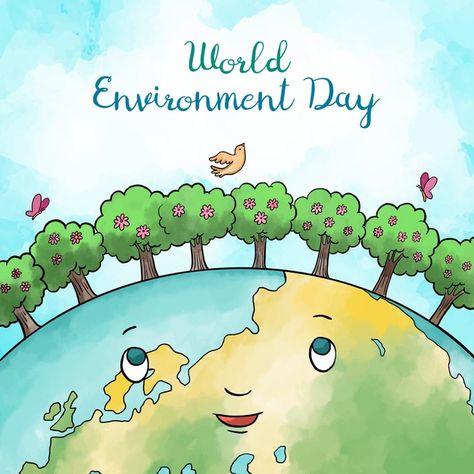 Safe Environment Drawing, Background For Slogan Writing, Creative World Environment Day Posters, Poster Lingkungan Hidup Simple, Go Green Poster Drawing, Slogan Ideas Creative, Go Green Poster, Deforestation Poster, World Environment Day Poster