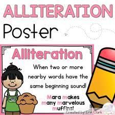 Alliteration Teaching Resources | Teachers Pay Teachers Alliteration Anchor Chart, Alliteration Activities, Silly Sentences, Writing Forms, Guided Reading Books, Poetry Unit, Literature Circles, Thematic Units, Mentor Texts