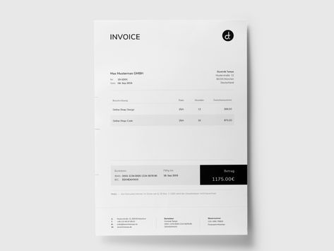 Personal Invoice Design Invoice Layout, Quotation Format, Invoice Design Template, Price List Design, Business Invoice, Invoice Design, Brochure Template Layout, Name Card Design, Documents Design