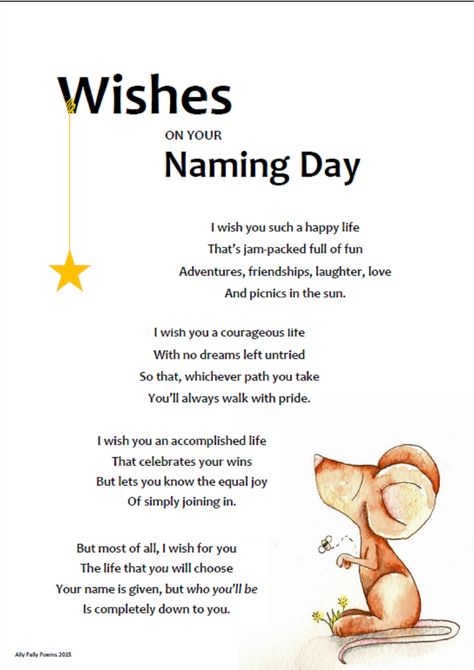 I love that these are illustrated for display after a Humanist Naming Naming Ceremony Poems Reading, Humanist Naming Ceremony, Naming Ceremony Poems, Naming Ceremony Readings, Naming Day Invitations, Happy Name Day Wishes, Naming Ceremony Ideas, Baby Boy Poems, Name Day Wishes