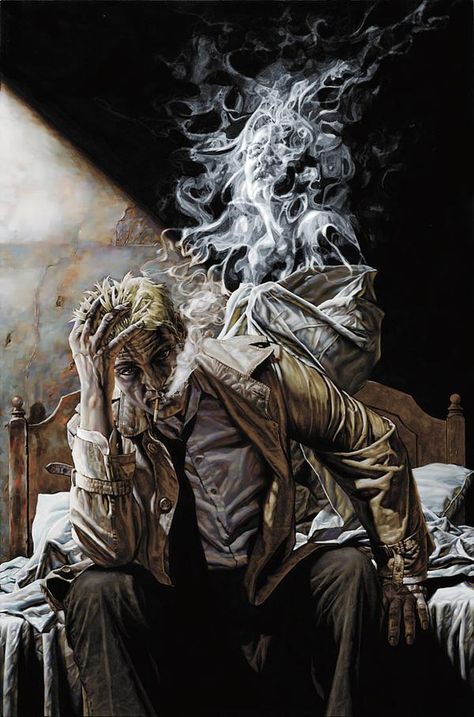 Constantine. Lee Bermejo. Lee Bermejo, Art Dc Comics, Constantine Hellblazer, Sean Anderson, Vertigo Comics, Justice League Dark, John Constantine, Angel Devil, Arte Dc Comics