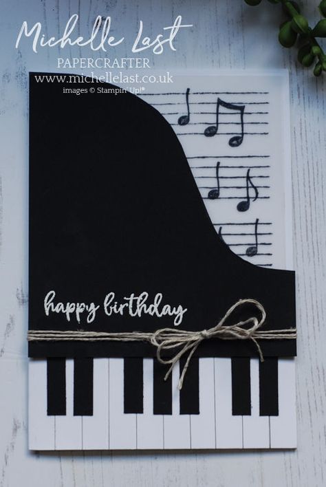 Music Theme Card Ideas, Music Themed Birthday Cards Diy, Music Cards Ideas, Music Cards Handmade, Music Scrapbook Ideas, Music Gifts Diy, Musical Birthday Cards, Music Gift Ideas, Musical Greeting Cards