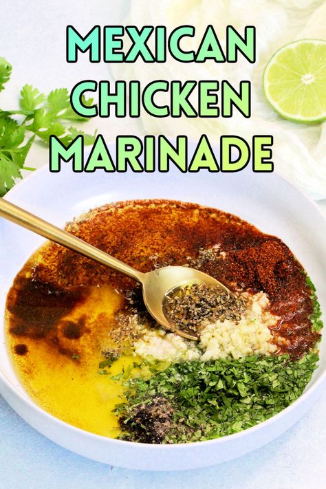 Polo Asada Chicken Marinade, Quick Mexican Chicken Marinade, Mexican Chicken Thigh Marinade, Spanish Marinade For Chicken, Chicken Taco Marinade Mexican, Mexican Marinated Chicken, Arrachera Marinade Mexican, Chicken Asada Marinade, Spanish Chicken Marinade