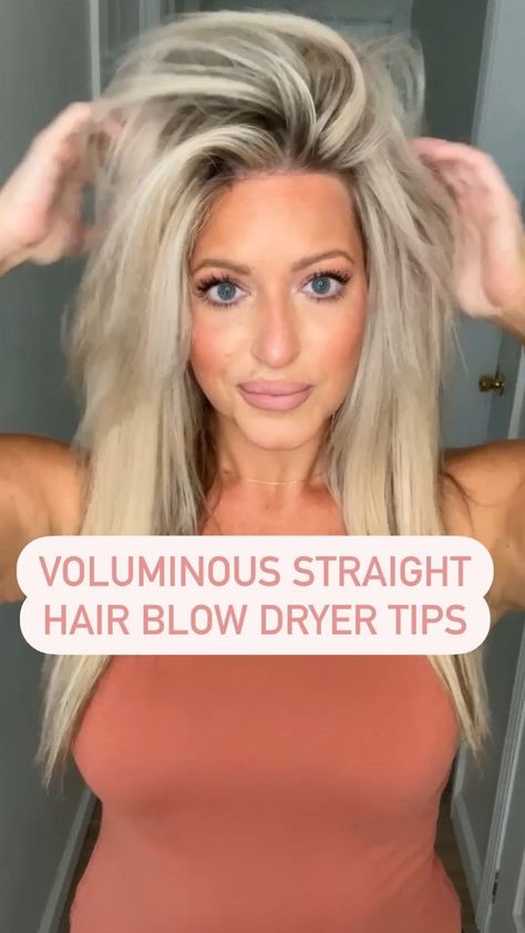 Blow Dry Hair For Volume, Blow Drying Tips, Blow Dry Hair Straight, Blowdry Styles, Hair Blow Dryer, Towel Dry Hair, Blow Dry Hair, Chris Stapleton, Blow Dryer