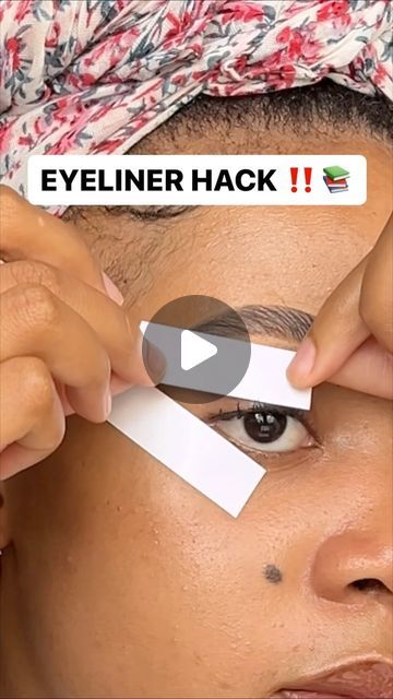 guguu💋 on Instagram: "beginner friendly eyeliner tutorial 📚💋 someone told me to place tape on both sides to achieve the perfect winged look and it turned out great! 🥰 LINER: @essence_cosmetics super last liquid eyeliner - deep black #makeuptutorials#beginnermakeup#eyeliners#eyelinertutorial#wingedliner#eyeshadowtutorial#eyemakeupideas#eyemakeuplook#makeuphacks#eyemakeuplooks" Black Eyeliner Looks Simple, Black Eyeliner Looks, Eyeliner For Beginners, Eye Liner Tricks, Essence Cosmetics, Hairstyles Women, Winged Liner, Eyeliner Looks, Someone Told Me