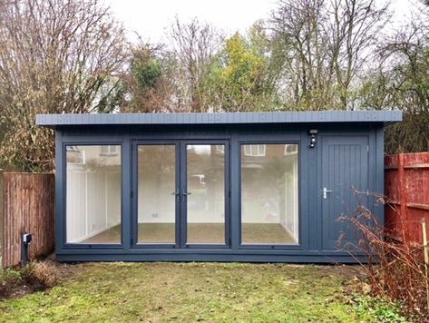 Summer House With Shed, Garden Shed Studio, Outhouse Garden Shed, Garden Room With Shed, Multi Purpose Shed, Garden Guest Room, Garden Room With Storage, Garden Buildings Summer House, Painted Garden Sheds