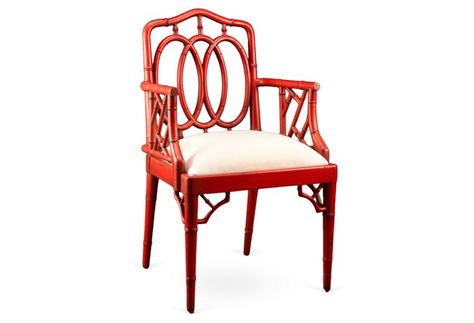 Corsica Bamboo Armchair, Red Red Dining Chairs, Chippendale Design, Contemporary Armchair, Black Dining Chairs, Lane Furniture, Solid Wood Dining Chairs, Hotel Furniture, Upholstered Fabric, Solid Mahogany