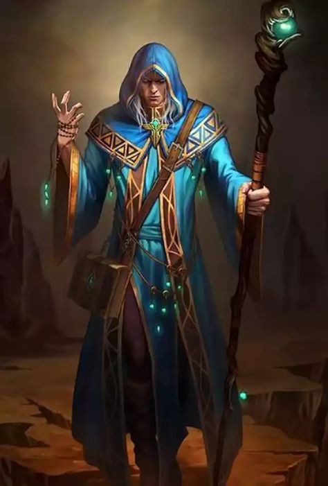 Wizard Art, Dnd Wizard, Dnd Elves, Fantasy Wizard, Fantasy Stuff, Guild Wars, Male Characters, Male Character, Dungeons And Dragons Characters