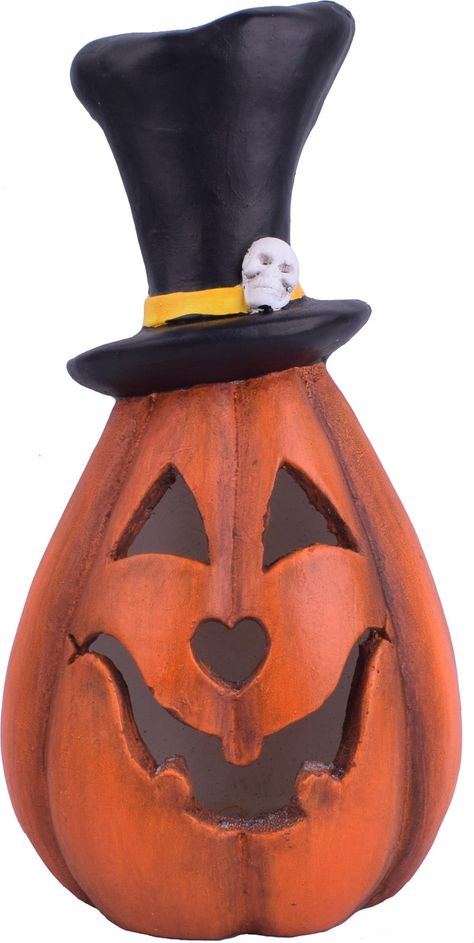 Get ready to cast a spell of enchantment over your Halloween festivities with our captivating 15"H Pumpkin with Black Hat. With its LED lights and premium construction, this bewitching decoration is a must-have for your spooky setup. Standing at 15 inches tall, this pumpkin features a charming black hat that adds a touch of whimsy to your Halloween decor. Its eye-catching design instantly captures attention and sets a mystical tone. Lowe's 15-in Tabletop Lighted Pumpkin Craft Pumpkin | NFXR21B72 Animal Pumpkins, Halloween Gourds, Pumpkin Craft, Halloween Festivities, Cast A Spell, Pumpkin Lights, Pumpkin Crafts, To Cast, Lowes Home Improvements