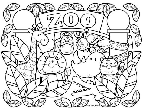 Excellent Zoo Coloring Page | Zoo animal coloring pages, Zoo coloring pages, Farm animal coloring pages Zoo Animals Preschool, Zoo Coloring Pages, Zoo Animal Coloring Pages, Zoo Pictures, Coloring Animals, Animals Printable, Farm Animal Coloring Pages, Preschool Coloring Pages, Printable Animals