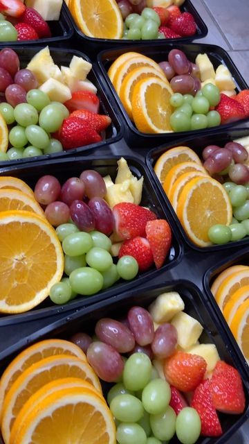 Meal Prep Fruit, Healthy Breakfast Meal Prep, Healthy Lunch Snacks, Meal Prep Snacks, Snack Prep, Healthy High Protein Meals, Healthy Lunch Meal Prep, Salad Healthy, Easy Healthy Meal Prep