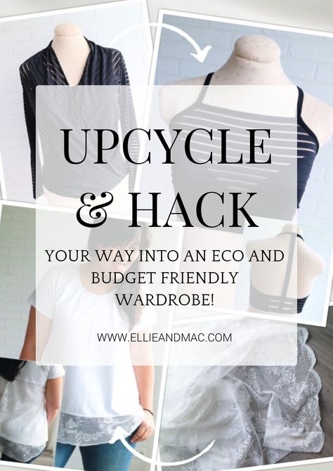 Upcycle & Hack: Your Way Into An Eco and Budget Friendly Wardrobe Crochet Hacking Clothes, Upcycle Clothes Ideas, Upcycle Clothes Refashioning, Refashion Clothes Upcycling, Upcycled Clothing Tutorial, Clothing Tutorial, Upcycle Hacks, Upcycle Fashion Diy, Denim Recycling