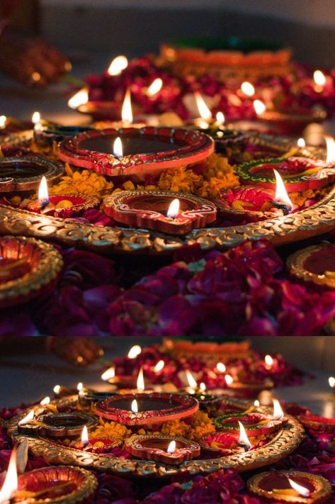 (Diwali 2021: Significance, History, Date, Time, Puja Muhurta Diwali Mood Board, Pooja Aesthetic, Diwali Photo Ideas, Chat Puja, Diwali Photoshoot, Diwali Aesthetic, Sanatan Dharam, Tamil Culture, Diwali Photo