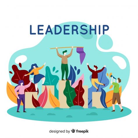 Leadership design in flat style Free Vector Leadership Drawing Ideas, Leadership Illustration Art, Leadership Drawing, Leadership Illustration, Leadership Pictures, Leadership Images, Leadership Poster, Leadership Art, Leadership Design