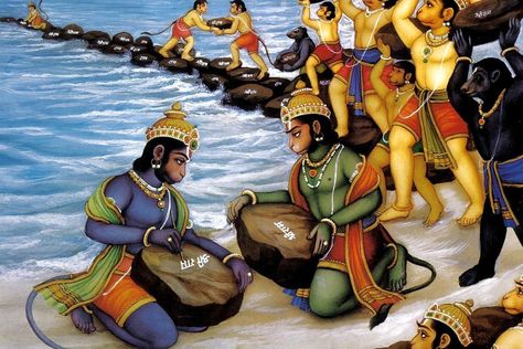 Rama Setu, which is also called Adam’s Bridge and Rama’s Bridge is a chain of lime stones that connects Pamban Island in Tamil Nadu, India and the Mannar Island in the Northwest coast of Sri Lanka. There are old records indicating that this bridge was used in the ancient times to travel between the two […]The post Rama Setu- An Ancient Bridge that Connected Two Countries appeared first on Green Holiday Travels. Ramayana Story, Ram Setu, Shree Ram Images, Lord Sri Rama, Rama Image, Indian Mythology, Ram Image, Sita Ram, Lord Rama Images