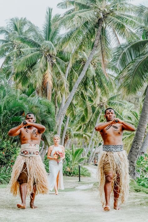 Fiji Elopement, Kava Ceremony, Fijian Warrior, Fijian Wedding, Fiji Wedding, Cultural Traditions, South Pacific Islands, Private Wedding, Elopement Packages