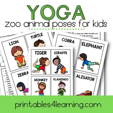 Early childhood learning made simple with fun print and learn worksheets, crafts, and activities. Take the hassle out of preschool lesson planning with our easy printable ideas that are perfect for toddlers, preschoolers, and kindergartners. Zoo Lessons, Preschool Yoga, Animal Poses, Emotions Preschool, Zoo Activities, Science For Toddlers, Animal Lessons, Animal Yoga, Lesson Plans For Toddlers