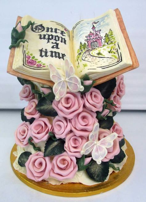 Once upon a time Once Upon A Time Cake Ideas, Once Upon A Time Birthday Cake, Once Upon A Time Baby Shower Theme, Once Upon A Time Cake, Once Upon A Time Party, Disney Sweet 16, Island Cake, 3 Layer Cakes, 1st Birthday Themes