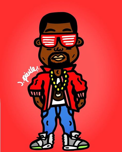 J. Pierce on Instagram: “J. Pierce original cartoon series “Kanye West” commissioned by @kollekt__ 🔥❤️💧👨🏽‍🎨🖌🎨🖼 #iamjpierce #kollect #kanyewest #kanye #airyeezy…” Kanye West Cartoon, Air Yeezy, Comic Characters, Cartoon Series, Cartoons Series, Hip Hop Rap, Comic Character, Kanye West, Cartoon Drawings