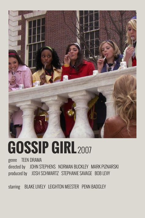 Gossip Girls, Show Polaroid Poster, Jennifer’s Body, Foto Muro Collage, Stile Blair Waldorf, Movies To Watch Teenagers, Bon Film, Iconic Movie Posters, Girly Movies