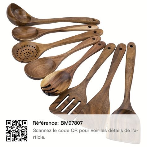 Wooden Cooking Utensils Set, Wooden Utensils Set, Wood Kitchen Utensils, Wooden Cooking Utensils, Pasta Server, Kitchen Utensils Set, Cabin Kitchen, Kitchen Tool Set, Wooden Kitchen Utensils