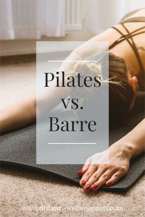 With Pilates and barre becoming such popular workouts recently, it can be hard to know which one would benefit your lifestyle more. Click here to read about the benefits and differences between barre and Pilates workouts. #barre #pilates The Difference Between Yoga And Pilates, Pilates Barre Exercises, Benefits Of Barre Workout, Barre Pilates Workout, Barre Benefits, Barre Workout Aesthetic, Pilates Room Ideas Home, Pure Barre Aesthetic, Barre Aesthetic