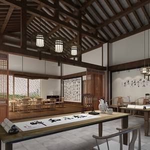 Ancient Chinese Study Room, Chinese Study Room, Chinese Style Living Room, Chinese Style Interior, Chinese Room, Chinese Arts And Crafts, Chinese Interior, Art Gallery Interior, Cultural Centre