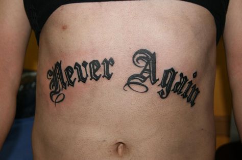 Never again tattoo. Never Again Tattoo, Asylum Tattoo, Again Tattoo, Hebrew Tattoo, Never Love Again, Ancient Tattoo, Never Again, Flash Art, Love Again