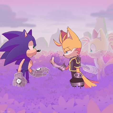 Sonic Prime Nine, Sonic And Nine, Miles Prower, Sonamy Comic, Sonic And Tails, Miles Tails Prower, Sonic Prime, Sonic Fanart, Sonic Shadow