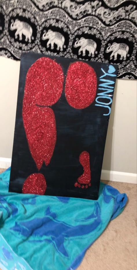 Body Art On Canvas With Glitter, Acrylic Body Painting Canvases, Canvas Body Art For Boyfriend, Painting Of Body For Boyfriend, Body On Canvas Painting, Body Canvas Painting Diy, Body Paintings Tiktok, Body Stamp On Canvas, Paint With Body On Canvas