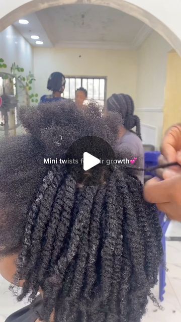 Spring Twists On Natural Hair, Natural Spring Twists, How To Do Mini Twists On 4c Hair, Natural Hair Twist Styles For Short Hair, How To Do Spring Twist, 4c Natural Twist Hairstyles Short, Minitwiststyles Natural Hair, Single Twist On Natural Hair, Low Maintenance Protective Hairstyles