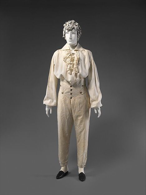 Underpants | French | The Met 1790s Fashion Men, 1780s Fashion Men, 19 Century Fashion Men, Hamlet Machine, 1780s Fashion, Dandy Fashion, 1790s Fashion, Extreme Beauty, 19th Century Men