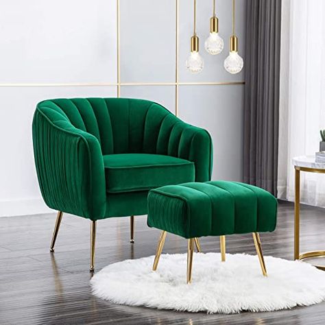 Green Sofa Living, Sofa Santai, Room Couches, Bedroom Door Design, Furniture Sofa Set, Chair And Ottoman Set, Living Room Sofa Design, Ottoman Set, Armchair Furniture