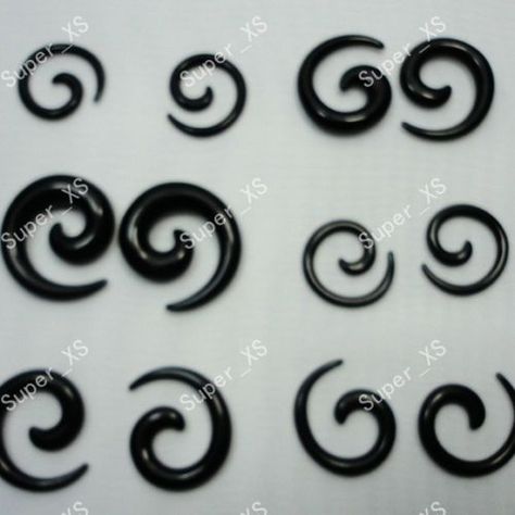 Spiral ear stretchers, interested? Spiral Septum Piercing, Spiral Septum Ring, Spiral Septum, Customize Character, Beer Bottle Crafts, Ear Stretchers, Digital Closet, Nail Fashion, Free Post