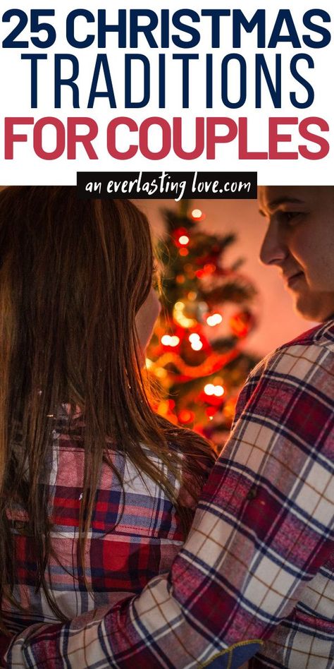 Christmas Day Traditions Couples, Christmas Traditions Newlyweds, Christmas Traditions For Newlyweds, Couple Ideas For Christmas, First Christmas Married Traditions, Christmas Day For Two, Christmas Traditions Couples, Christmas Couple Traditions, Christmas Eve Traditions For Couples