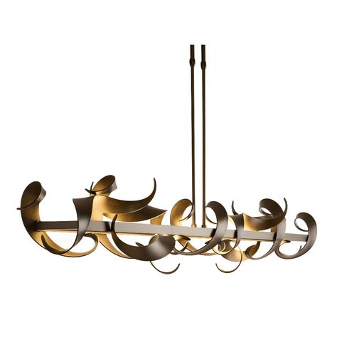 Folio Large LED Pendant – Hubbardton Forge Contemporary Kitchen Island Lighting, Hubbardton Forge Lighting, Linear Suspension, Iron Lamp, Hubbardton Forge, Suspension Light, Dining Areas, Linear Chandelier, Kitchen Island Lighting