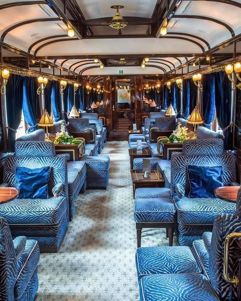 History Defined on Twitter: "The interior of the Orient Express. This long-distance passenger train service was created in 1883.… " Zug, Orient Express Train, Castle Project, Simplon Orient Express, Train Trips, The Orient Express, Luxury Train, Express Train, Train Service